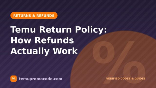 Temu return policy and refunds guide cover